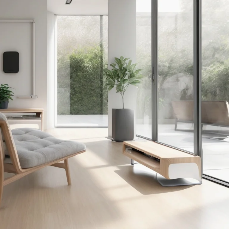 AICoolLiving Klimagerät im Wohnzimmer